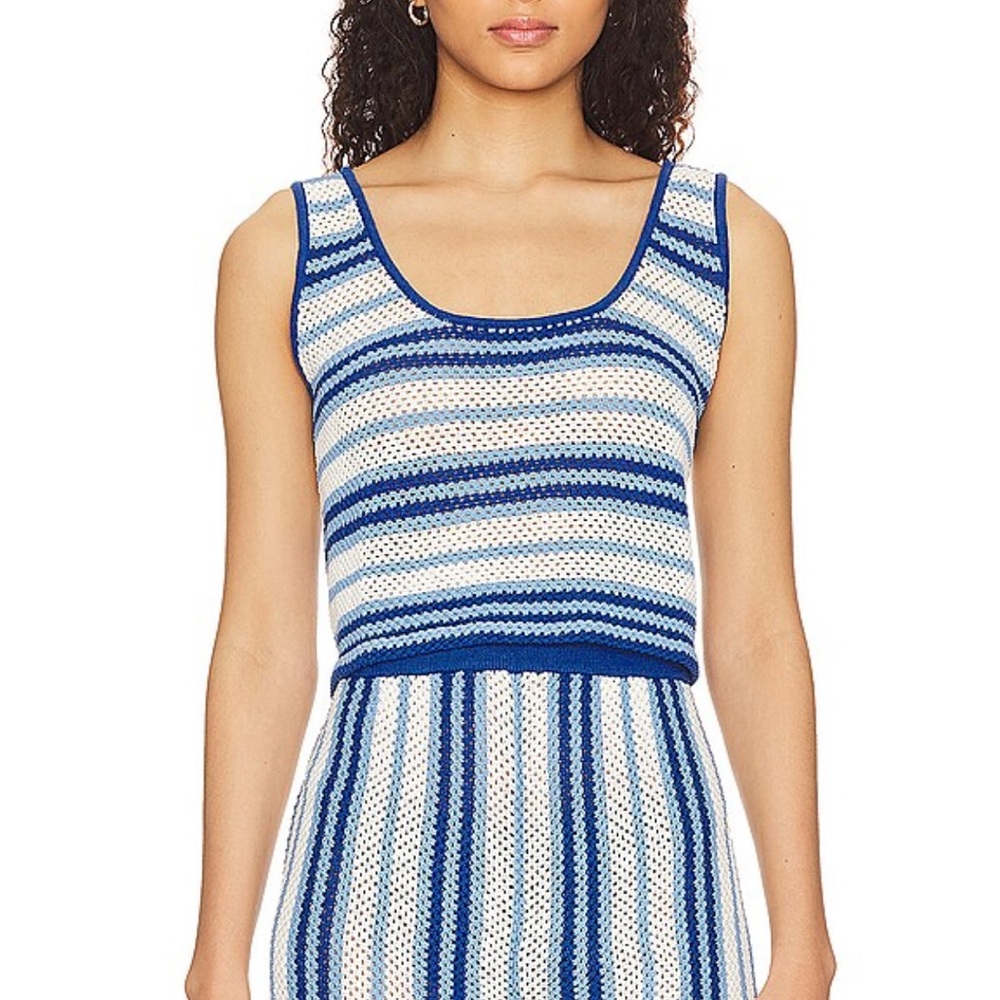 SOLID & STRIPED The Charlie Top in Marina Stripes